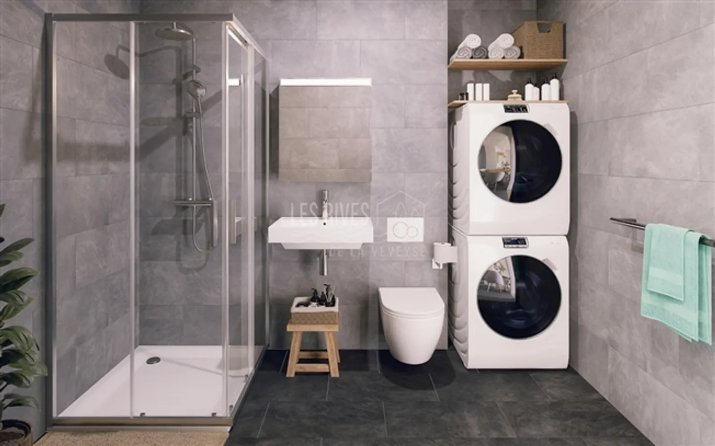 New 2.5-room apartment with balcony – Les Rives de la Veveyse - Photo 2 of 11