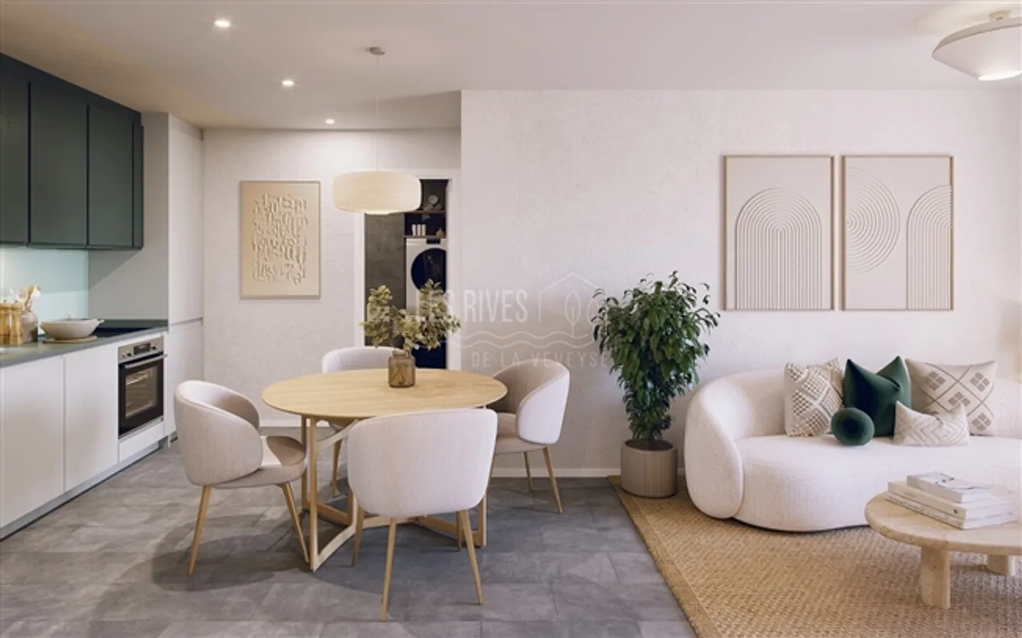 New 2.5-room apartment with balcony – Les Rives de la Veveyse - Photo 5 of 11