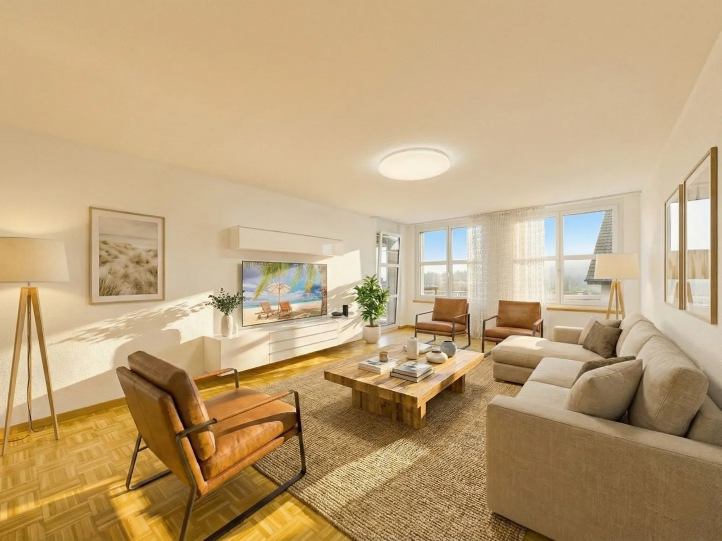 Appartement spacieux de 5 pièces avec balcon à Affoltern am Albis - Photo 1 sur 13