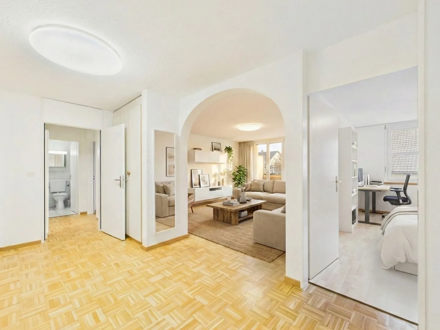 Appartement spacieux de 5 pièces avec balcon à Affoltern am Albis - Photo 2 sur 13