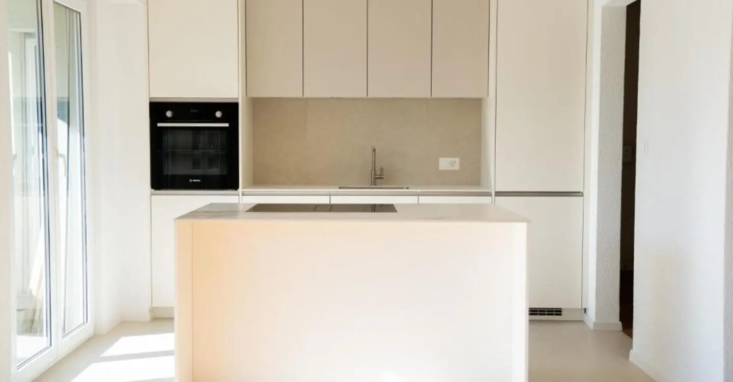 Wunderschöne Renovierung einer 3,5-Zimmer-Wohnung in Sion - Foto 1 von 8