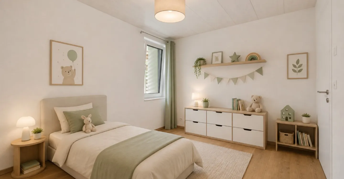 Magnificent 4.5 room renovated apartment with terrace and garden in Brent - Montreu - Photo 7 of 12