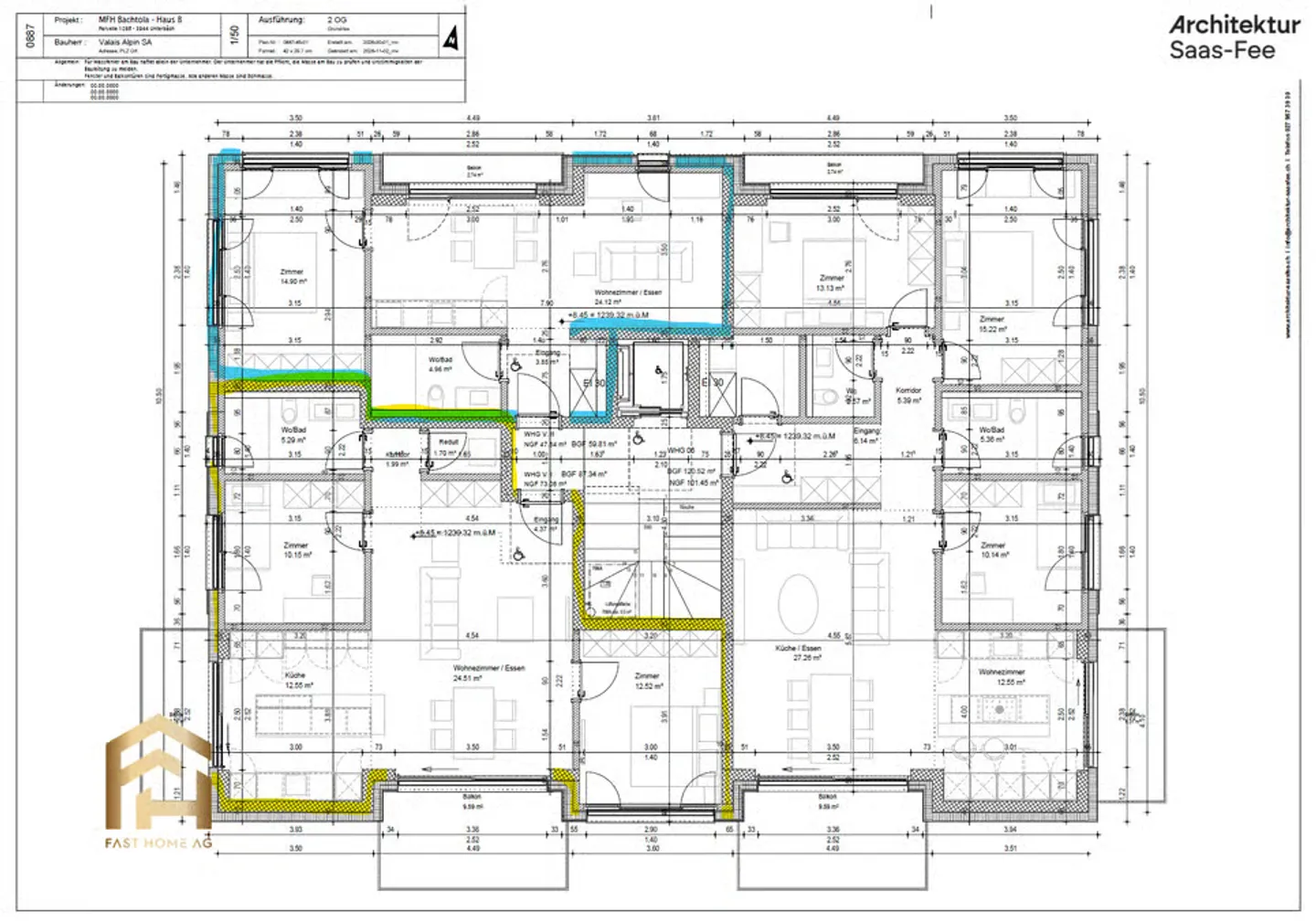 Projet de nouvelle construction exclusif : Appartement élégant de 2,5 pièces - Photo 12 sur 12