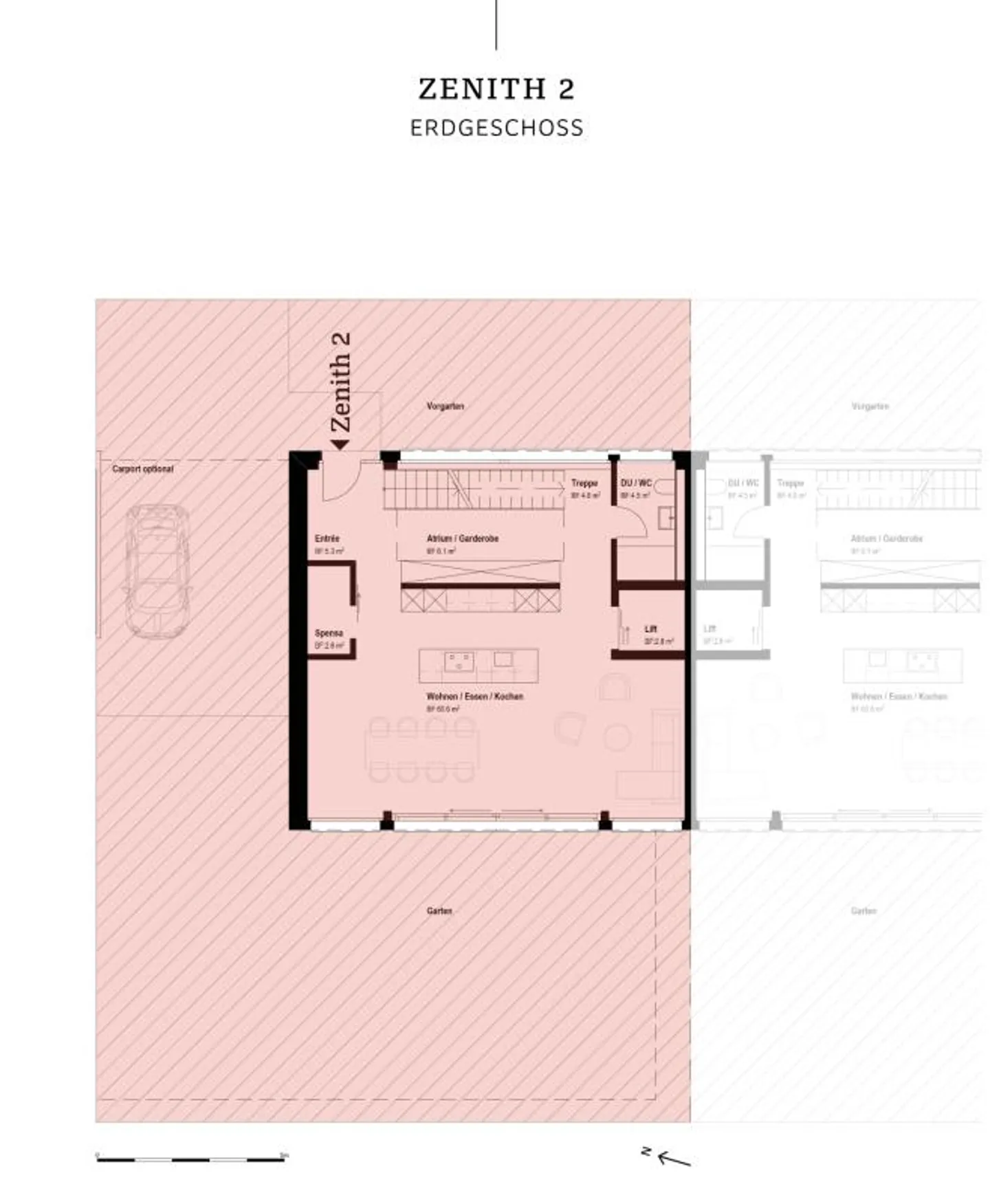 Exklusives Doppel-Einfamilienhaus - Foto 5 von 7