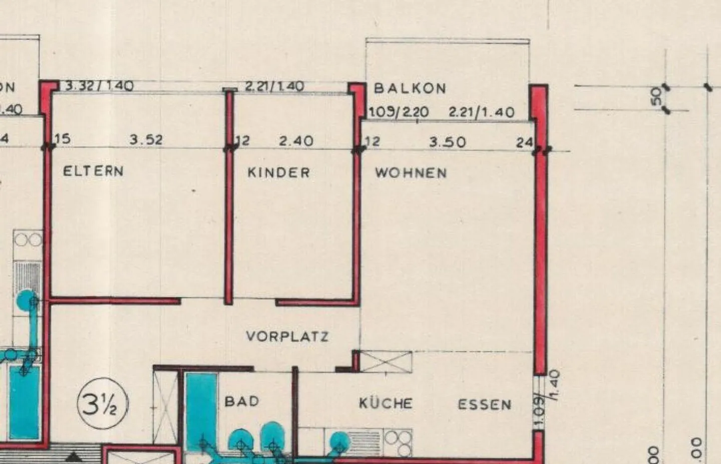Renoviertes Apartment in Reinach - Foto 8 von 8