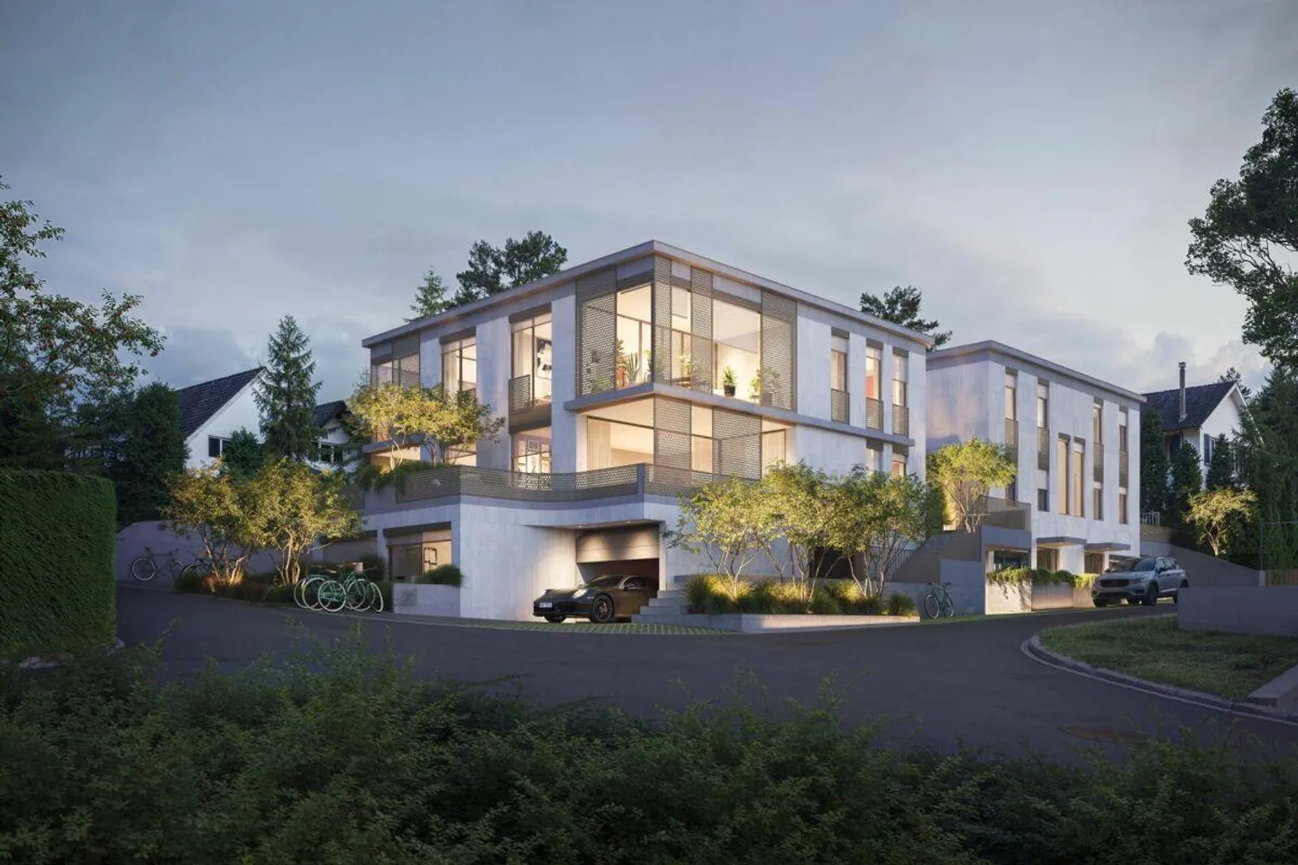 NUOVA COSTRUZIONE - Casa bifamiliare moderna 5.5 Z' con loggia - Foto 1 di 6