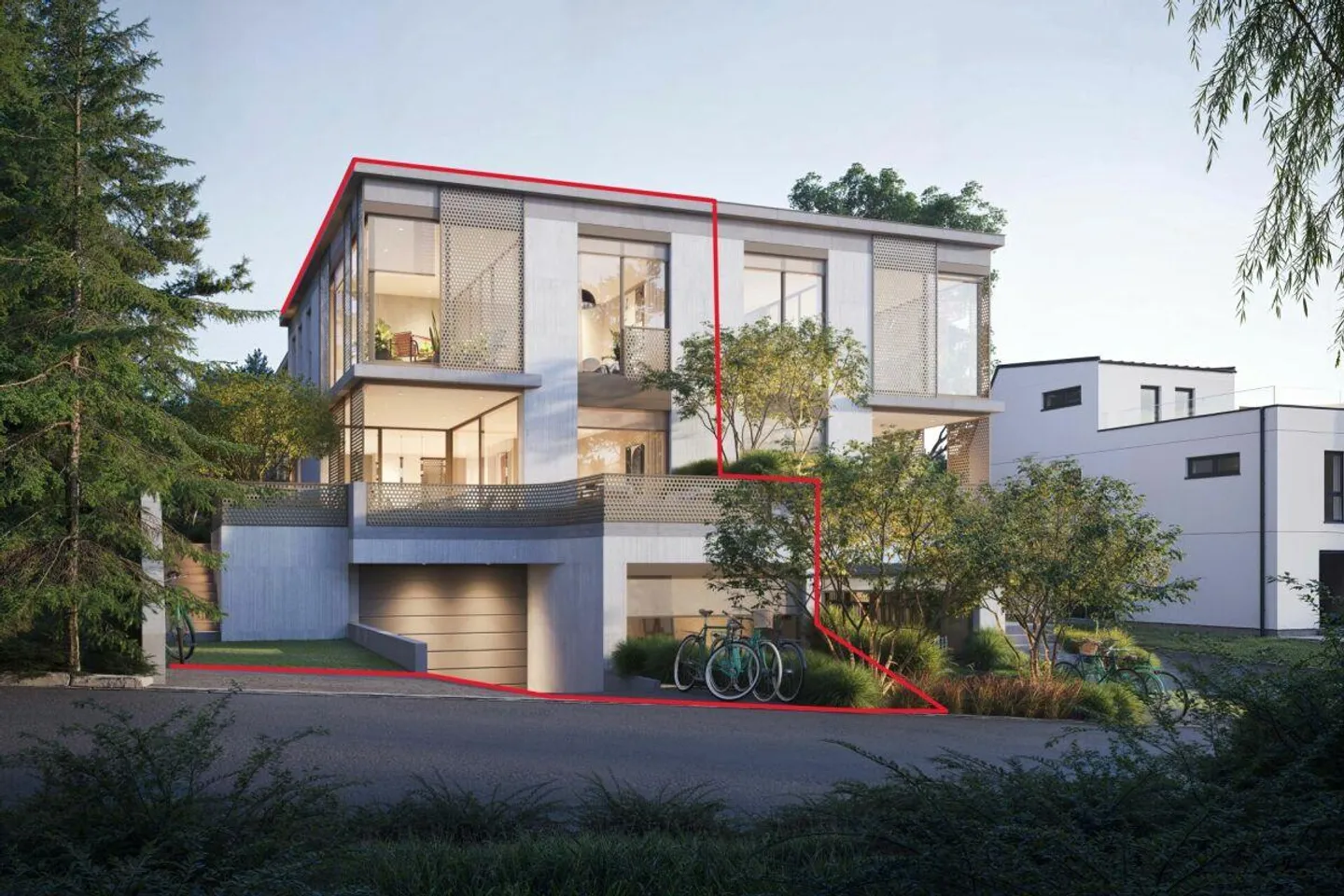 NUOVA COSTRUZIONE - Casa bifamiliare moderna 5.5 Z' con loggia - Foto 2 di 6