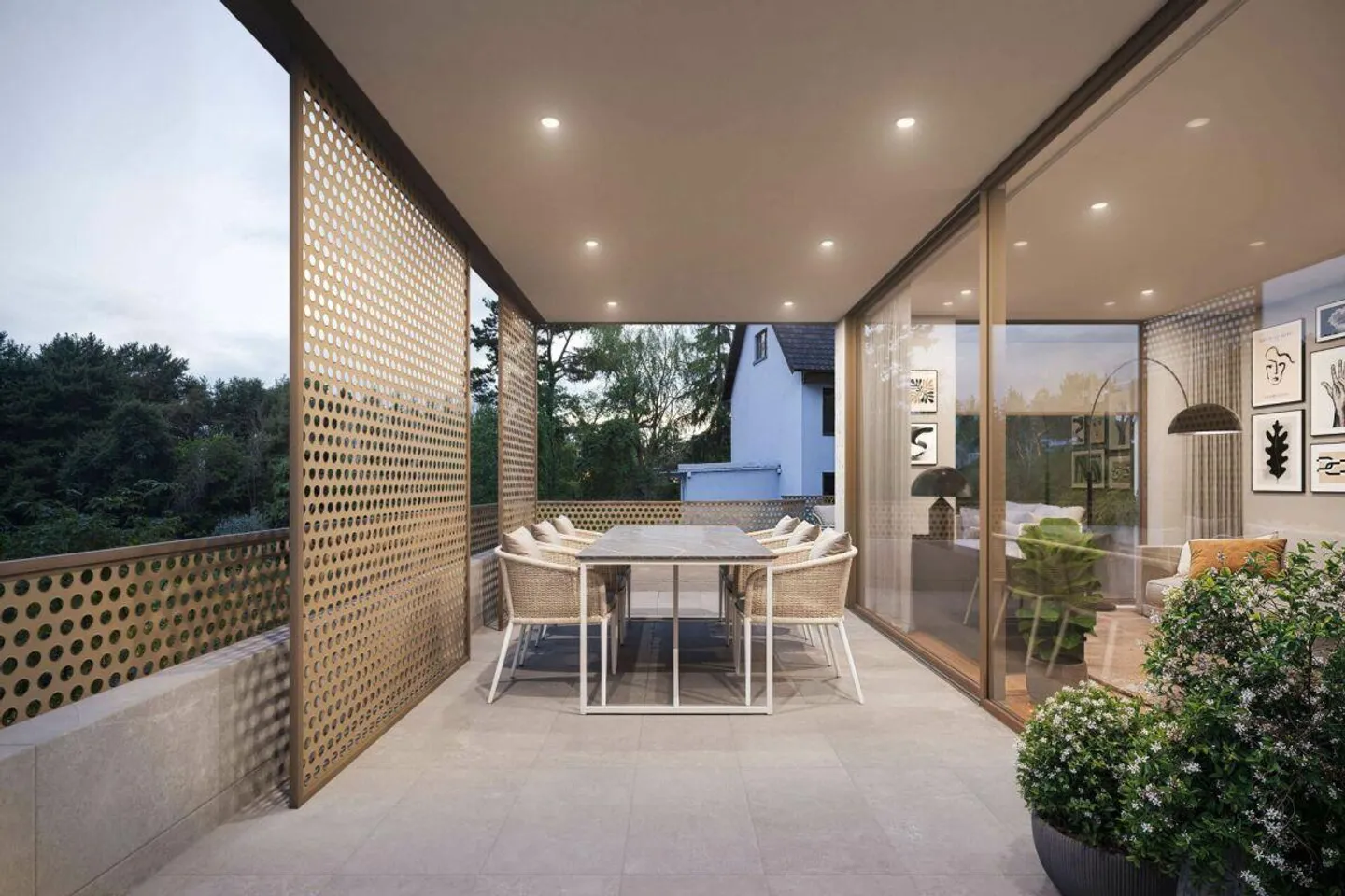NUOVA COSTRUZIONE - Casa bifamiliare moderna 5.5 Z' con loggia - Foto 6 di 6