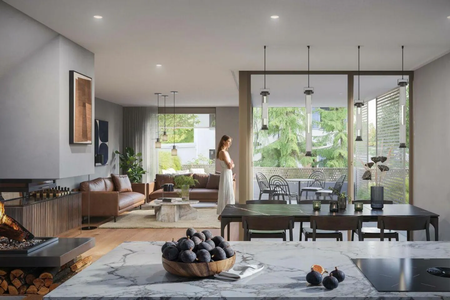 NUOVA COSTRUZIONE - Casa bifamiliare moderna 5.5 Z' con loggia - Foto 4 di 6