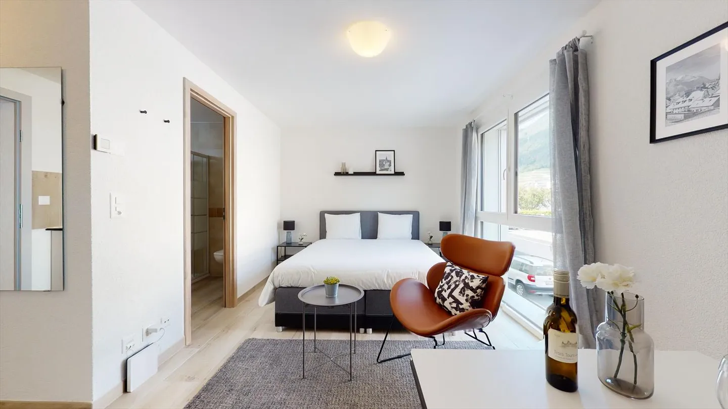 Studio moderno completamente arredato ad Aigle - Foto 2 di 11