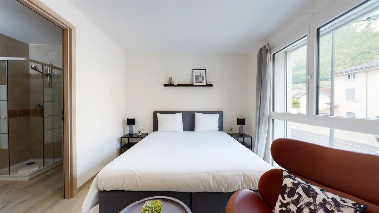 Studio moderno completamente arredato ad Aigle - Foto 4 di 11