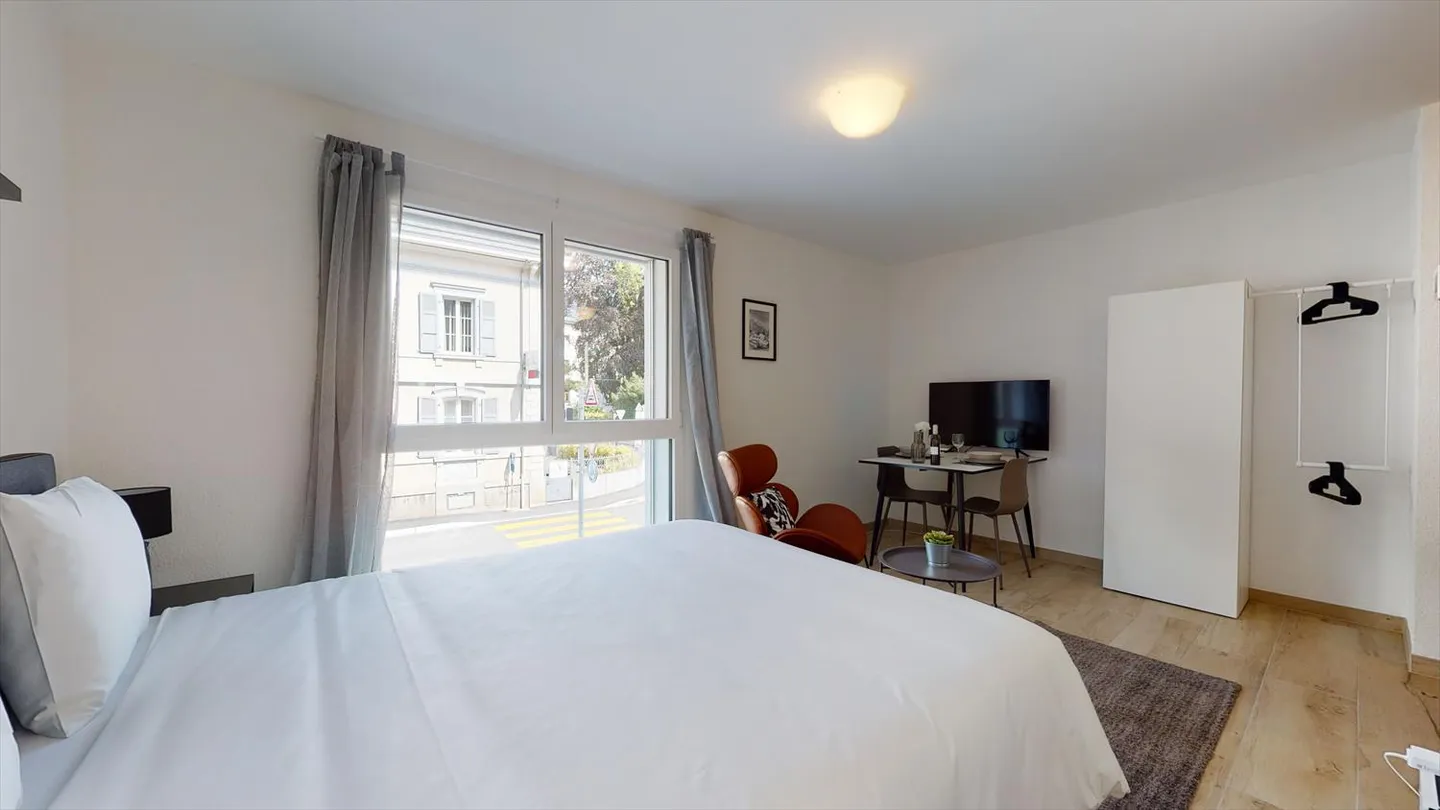 Studio moderno completamente arredato ad Aigle - Foto 6 di 11