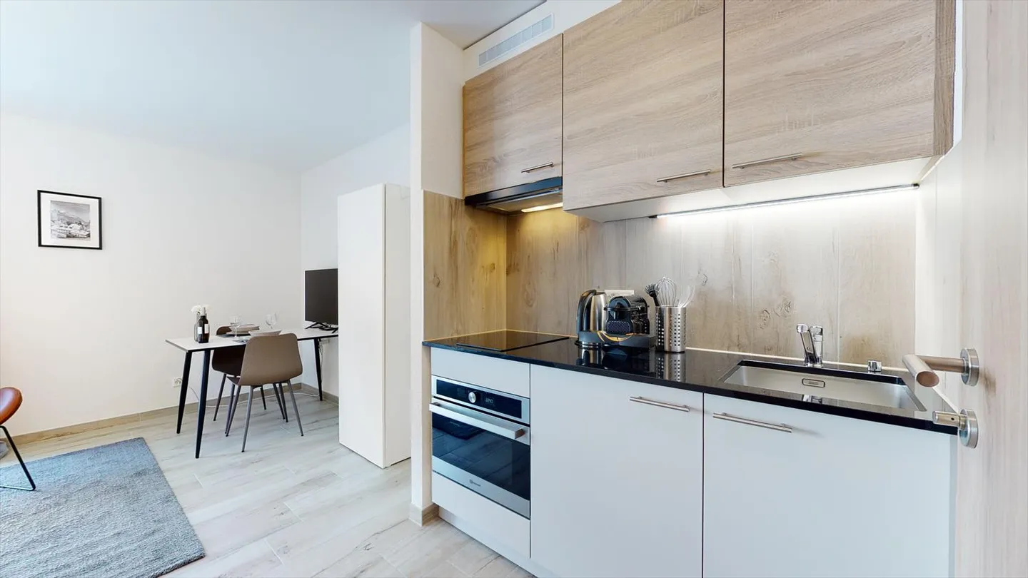 Studio moderno completamente arredato ad Aigle - Foto 8 di 11