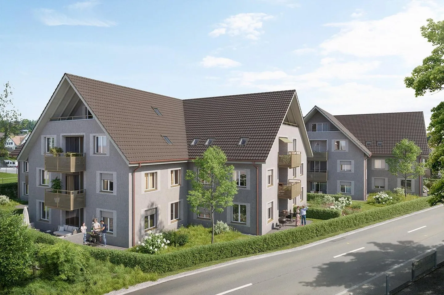 Modern 4.5-room new apartment in Thundorf - Photo 1 of 13