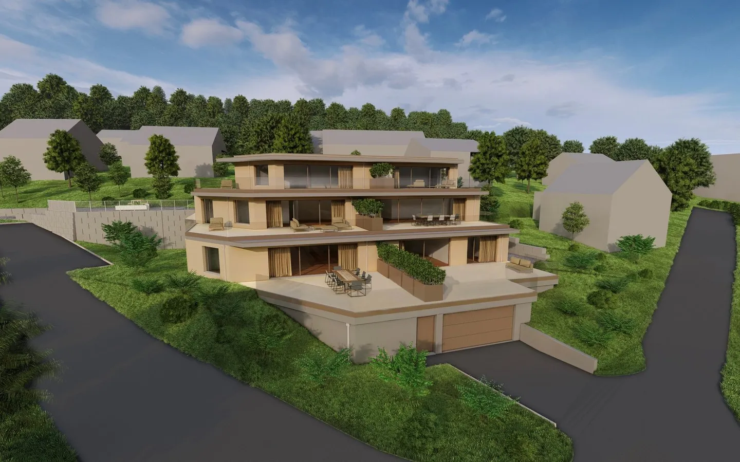 Exklusive 4.5-Zimmer-Terrassenwohnung - Foto 1 von 8