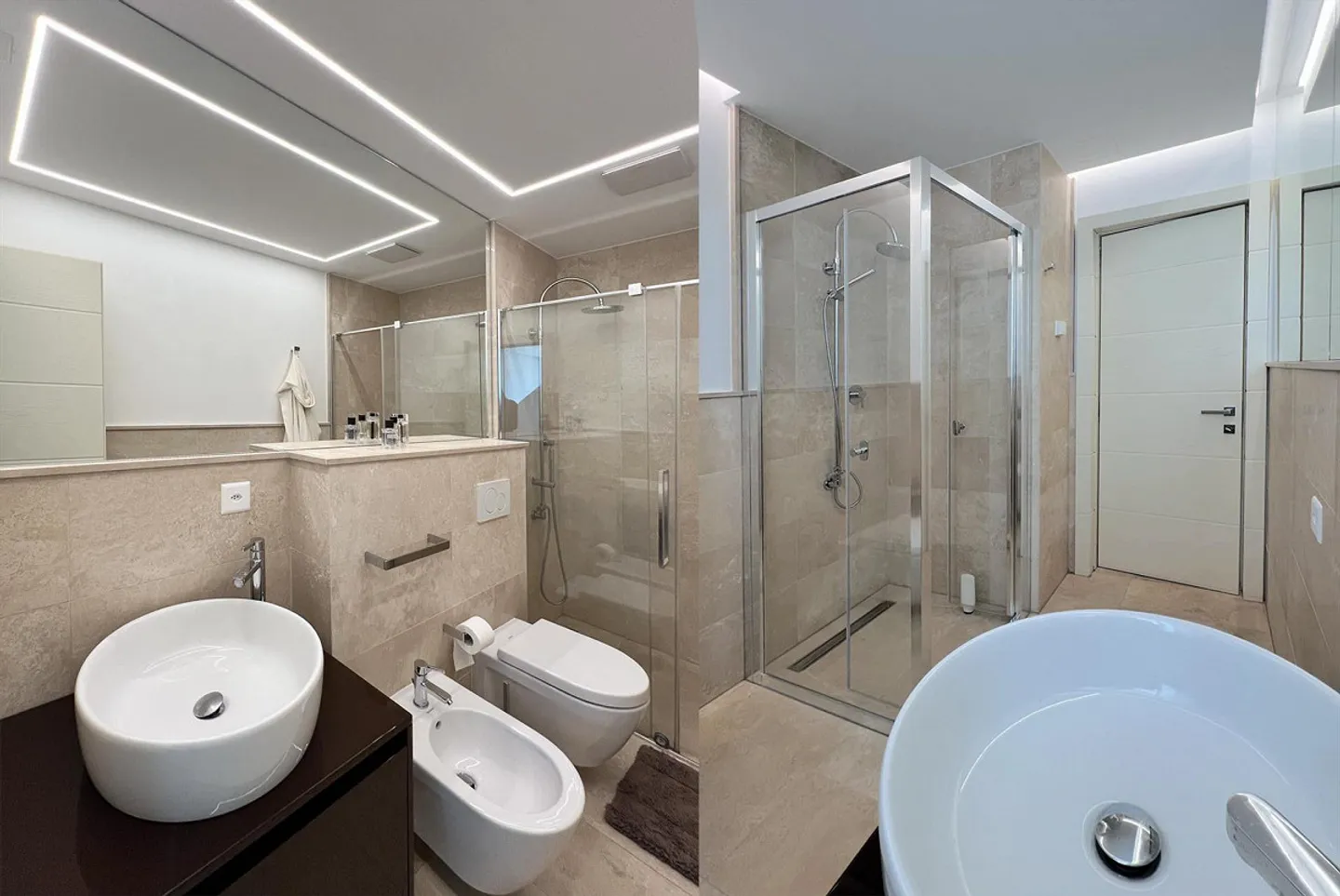 STUPENDO E MODERNO APPARTAMENTO DI 4,5 LOCALI CON TERRAZZA E VISTA LAGO A MUZZANO - Foto 7 di 9