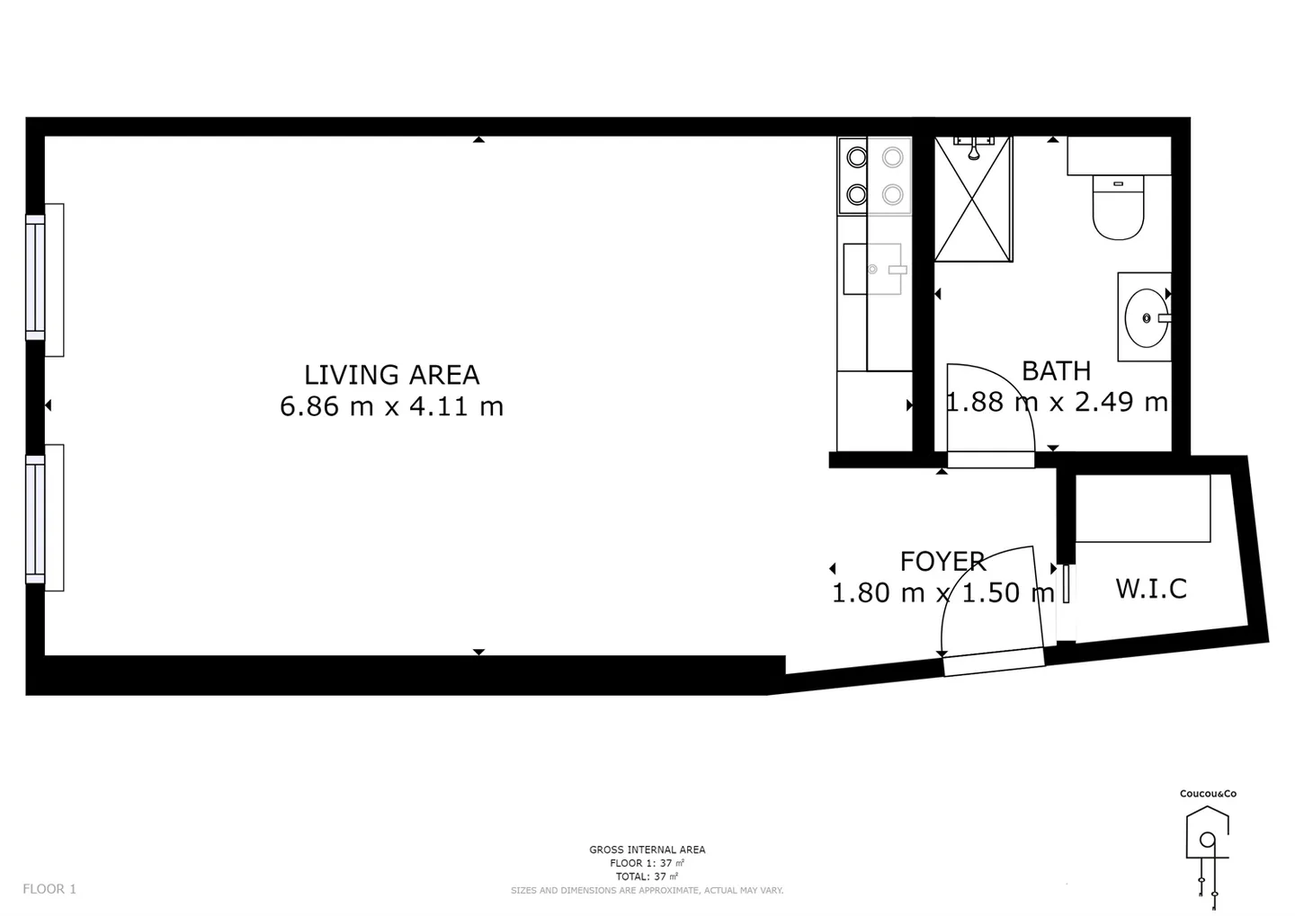 Appartement meublé 1.5 pièces - Photo 13 sur 13