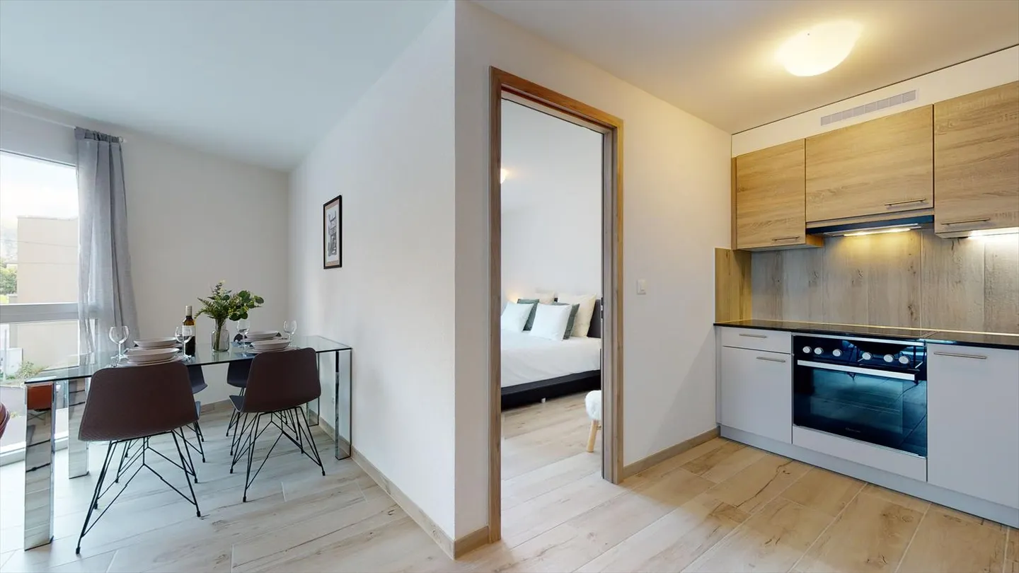 Appartement moderne entièrement meublé à Aigle - Photo 8 sur 13