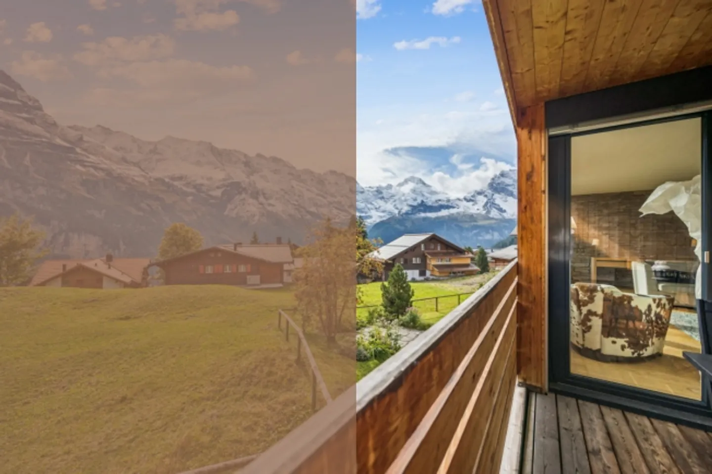 Appartement duplex spacieux dans le village de montagne idyllique de Mürren - Photo 1 sur 12