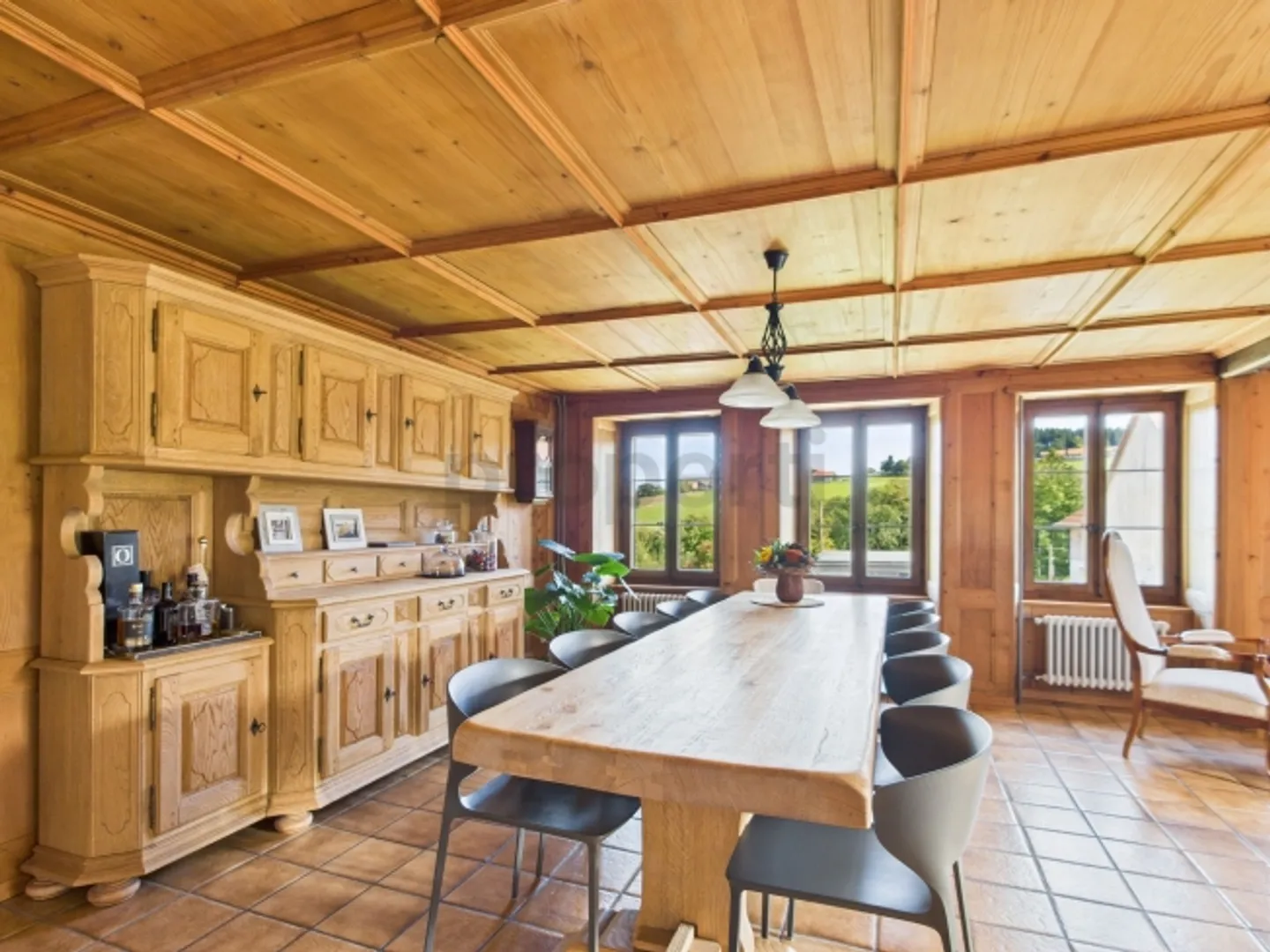 Außergewöhnliches Triplex in einem authentischen Freiburger Bauernhaus in Vuisternens-devant-Romont - Foto 5 von 12