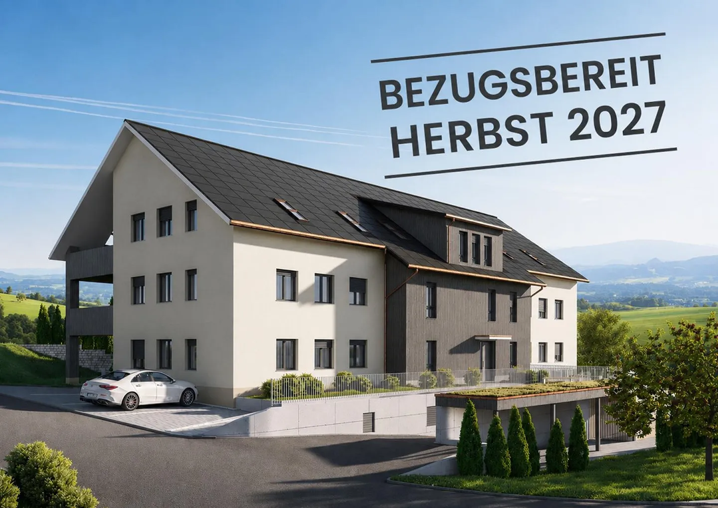 Moderne Eigentumswohnungen – Baustart erfolgt, Bezug im Herbst 2027 - Foto 1 von 6