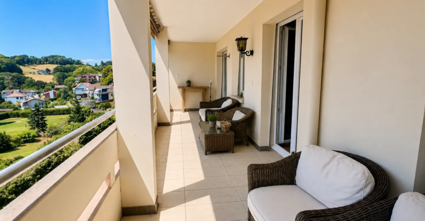 Spacious 4.5-room apartment with panoramic view of the lake and mountains - Photo 9 of 10