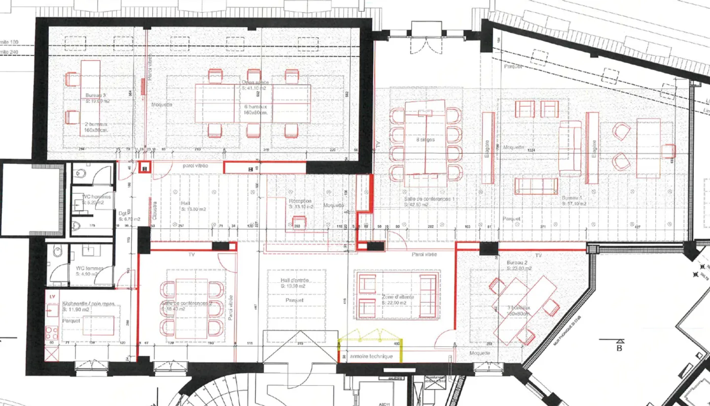 Surface de bureaux au centre ville de Genève, dans un immeuble de haut standing - Photo 9 sur 9