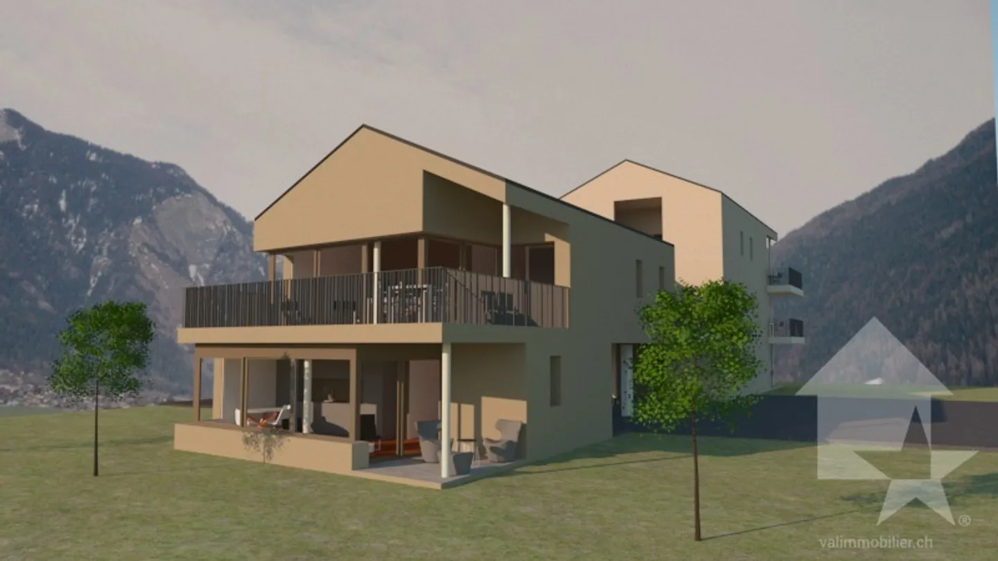 «Appartamento 3.5p nuovo in seconda casa autorizzato a pochi passi da Châble/Verbier» - Foto 2 di 4
