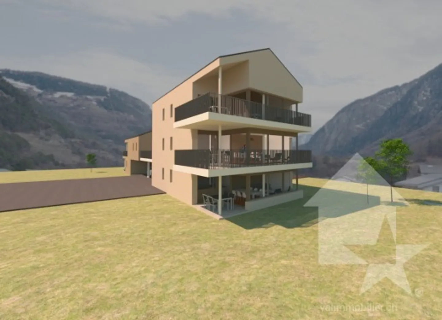 «Appartamento 3.5p nuovo in seconda casa autorizzato a pochi passi da Châble/Verbier» - Foto 4 di 4