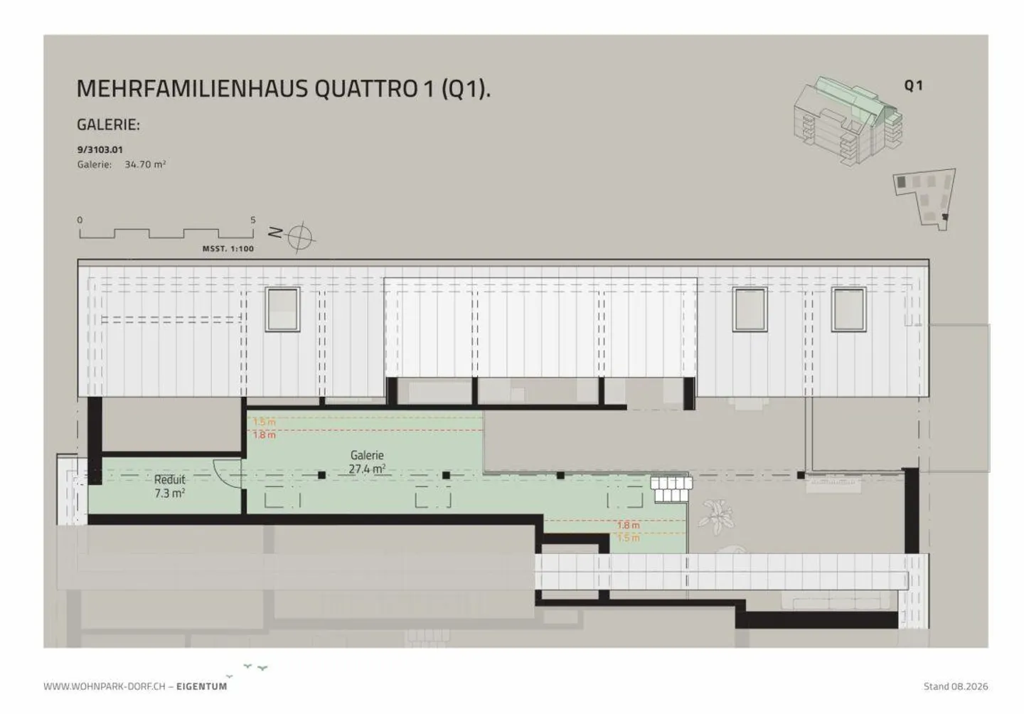 LIVING PARK VILLAGE - SALES START 2ND STAGE - 4.5-room apartment in the attic... - Photo 9 of 11