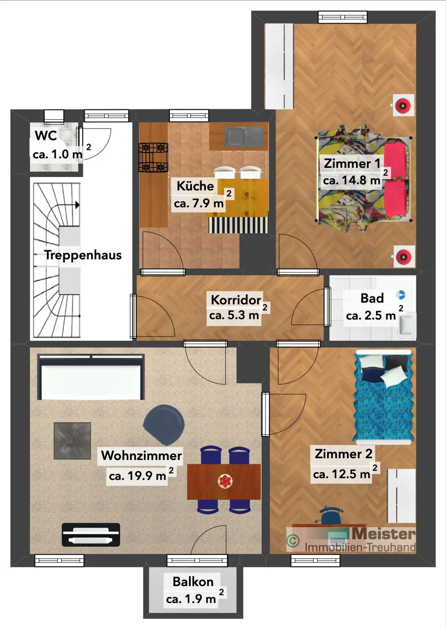 Wohnen im charmanten Jugendstilhaus in Basel - Photo 13 of 13