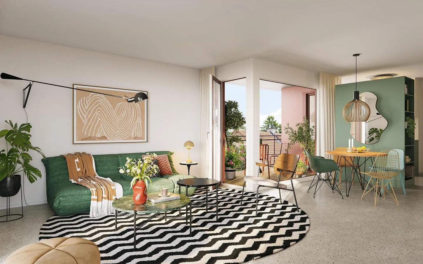 Nuovo progetto di costruzione frieda: Appartamento di 2.5 locali a Zurigo-Oerlikon - Foto 1 di 5