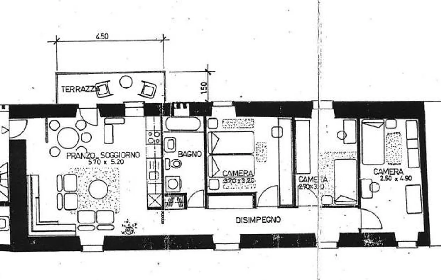 Preonzo - 4 Zimmer im obersten Stock (Ref. 74-2) - Foto 11 von 12