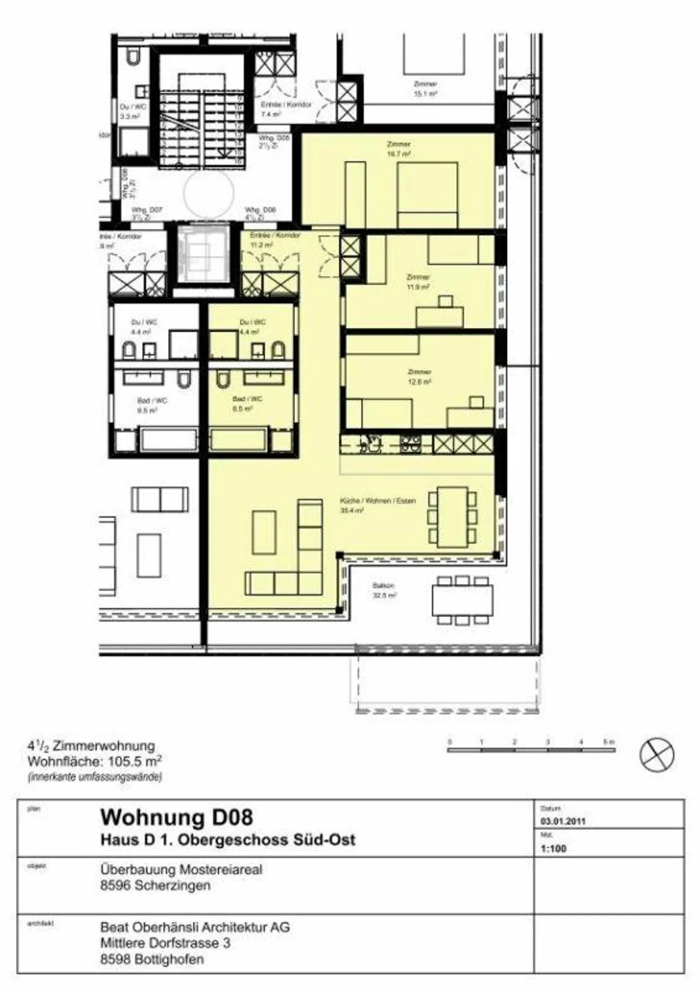 Sonnige Wohnung mit Eigentumswohnungsstandard - Foto 12 di 12