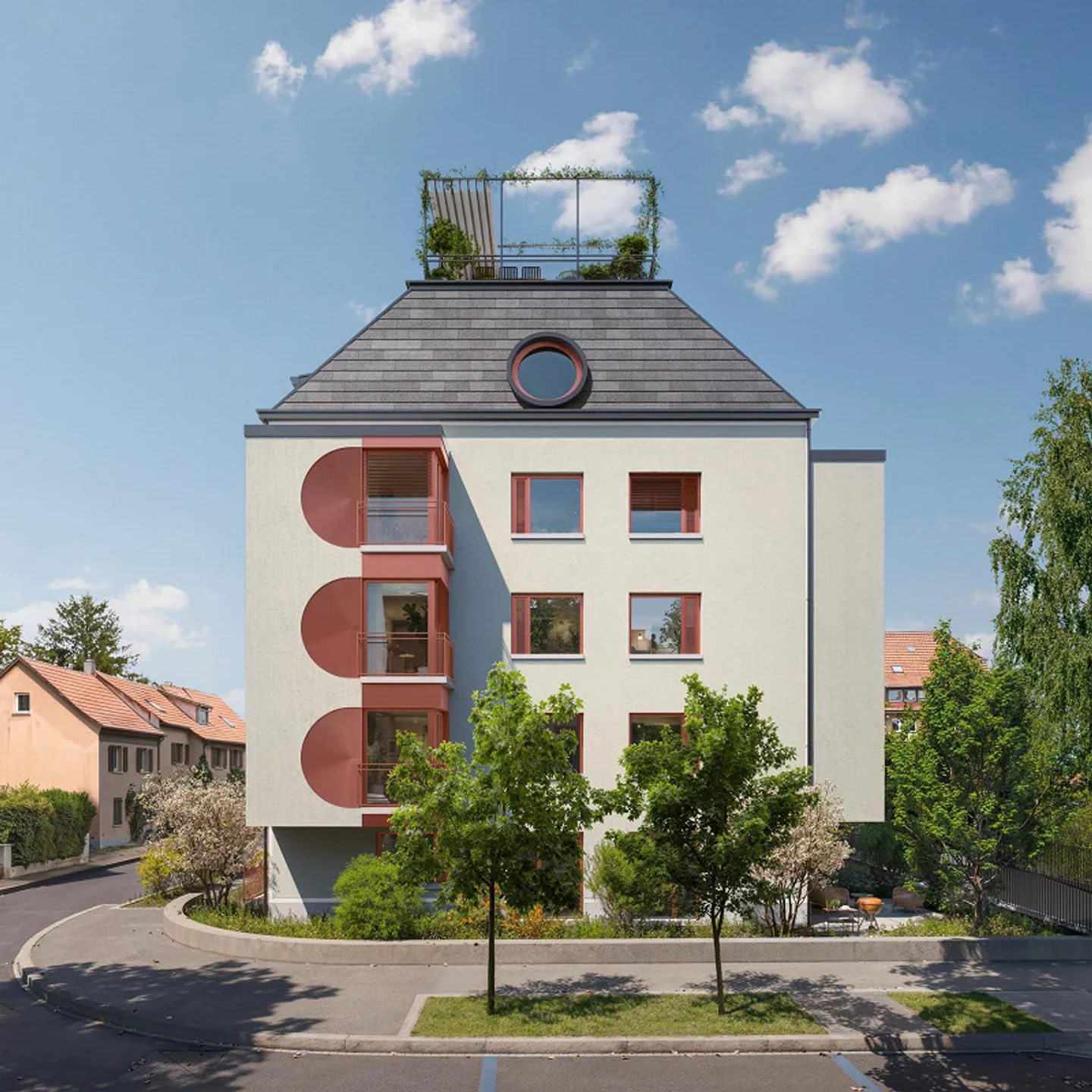 Nuovo progetto di costruzione frieda: appartamento con giardino di 4.5 locali a Zurigo-Oerlikon - Foto 4 di 4