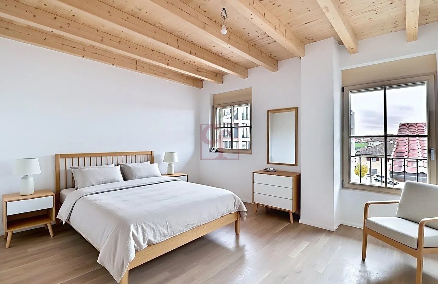 Romont - Splendid new triplex of 4.5 rooms with private garden - Photo 9 of 17