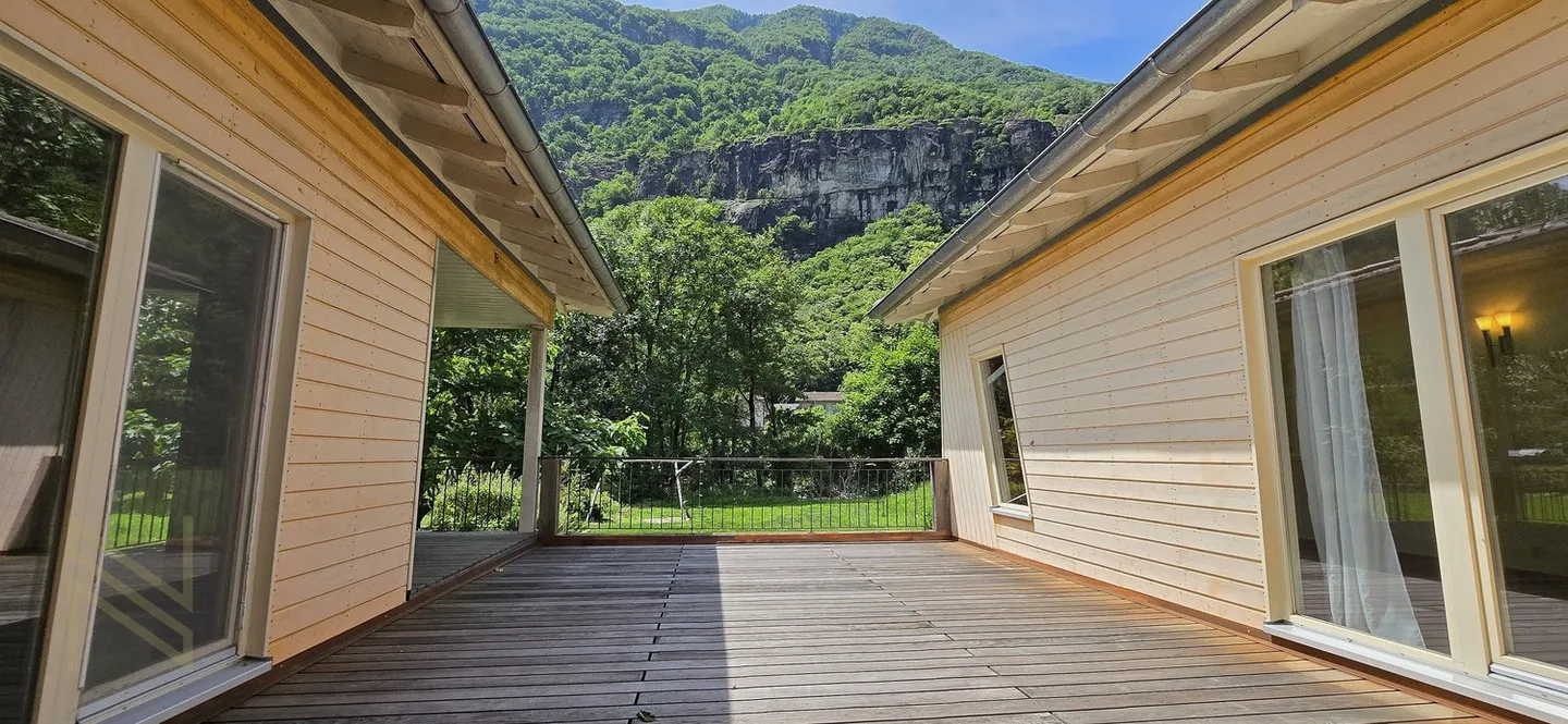Casa vacanze o principale di 3,5 stanze direttamente sulla Maggia - Foto 6 di 13