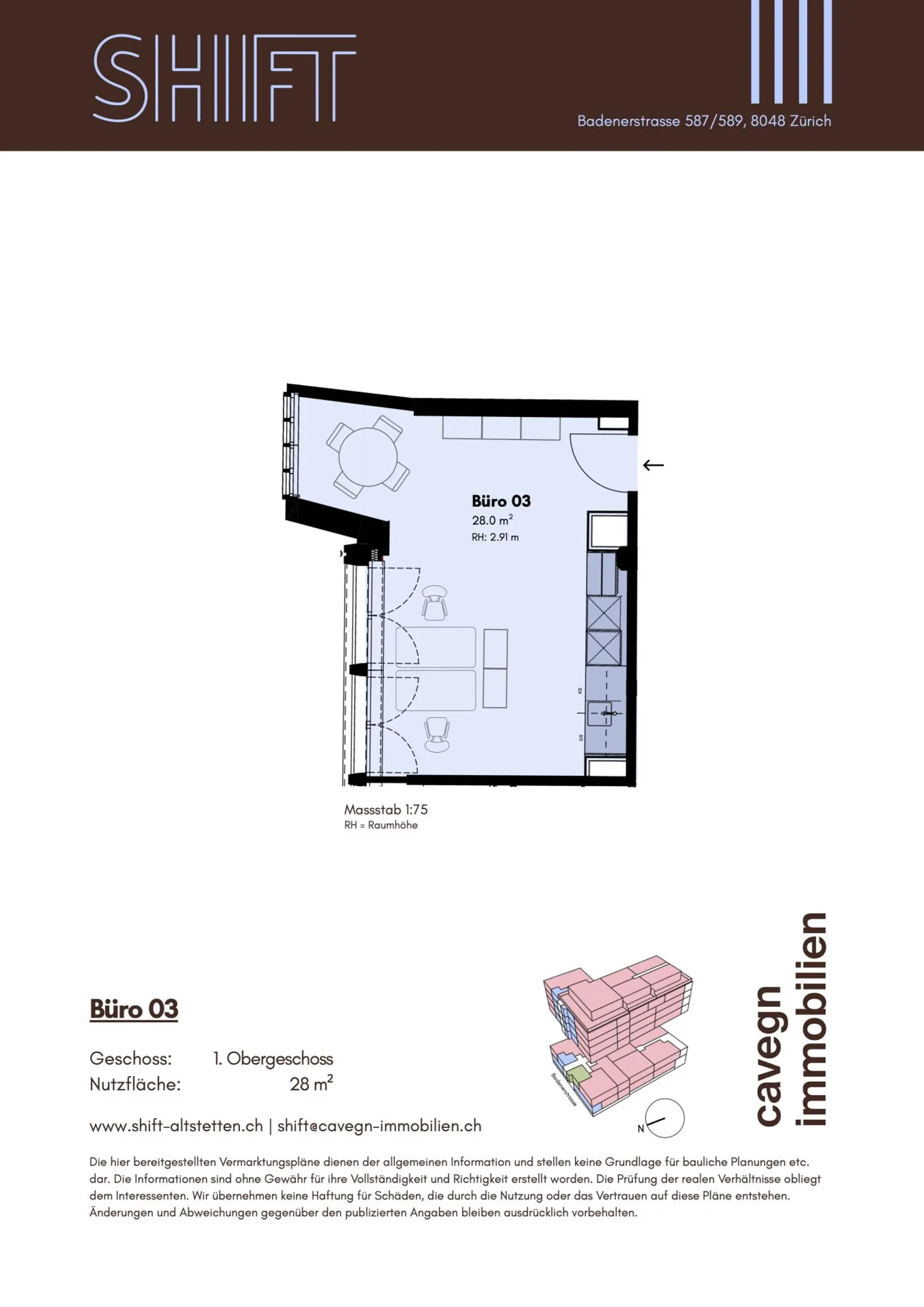 Where Ideas Get Space - Modern Small Offices in SHIFT Altstetten - Photo 2 of 4
