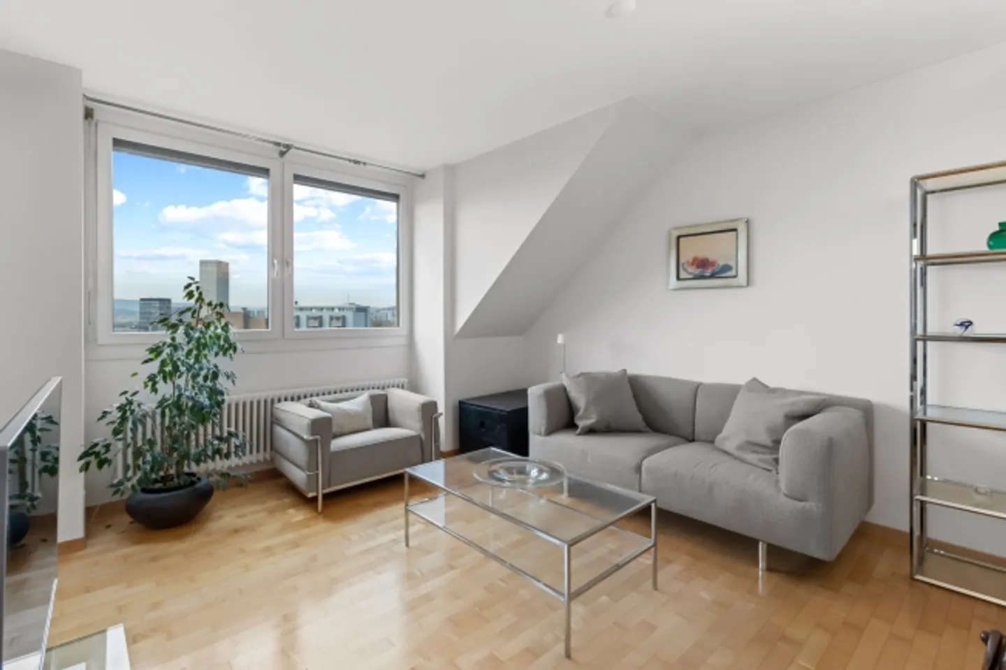 Schickes Pied-à-terre mit bester Aussicht- 2,5 Zimmer Dachwohnung - Foto 7 von 13
