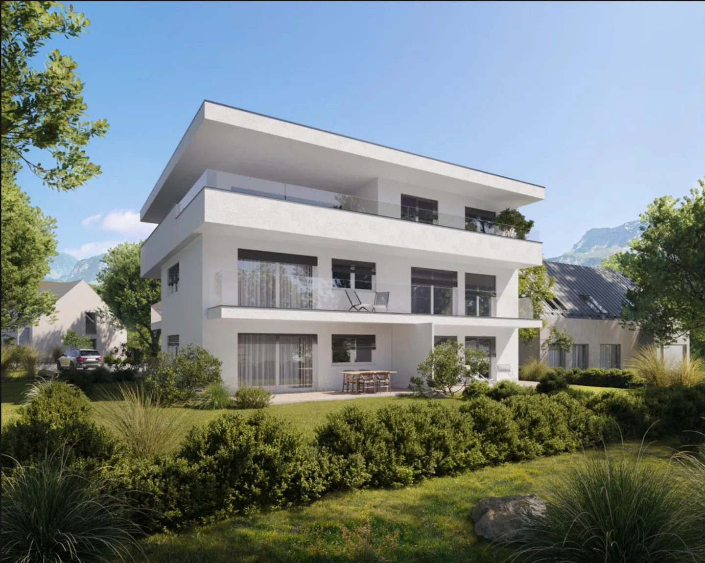 Appartement moderne de 3.5 pièces avec jardin privatif - Photo 7 sur 8