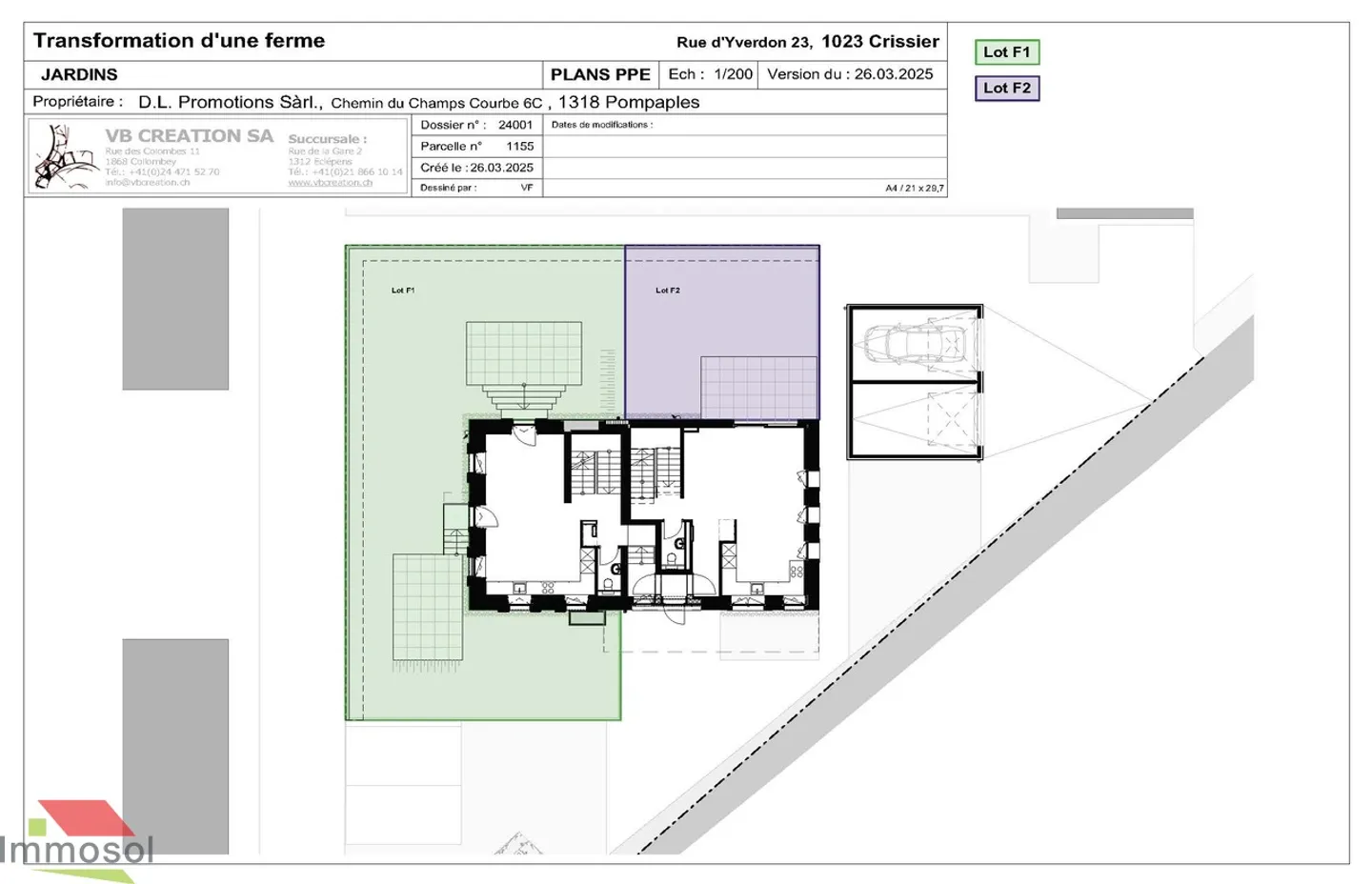 Crissier - Maison à deux chambres - 4,5 pièces - Jardin - Garage - Photo 11 sur 13