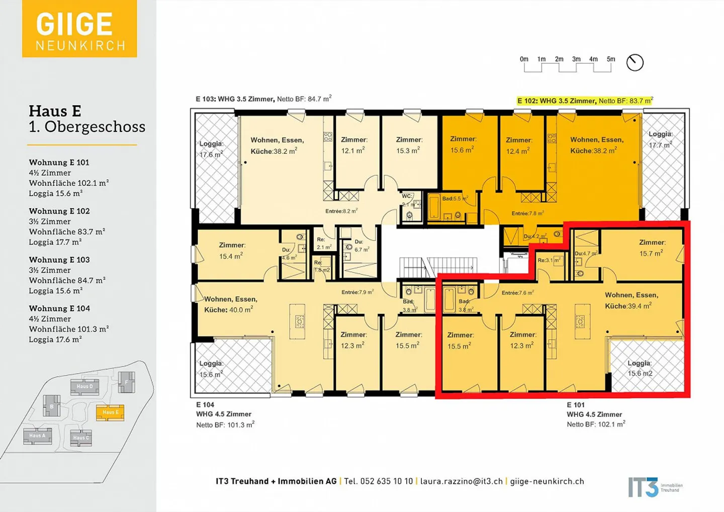 4.5 Zimmerwohnung in Neunkirch - Foto 9 von 9