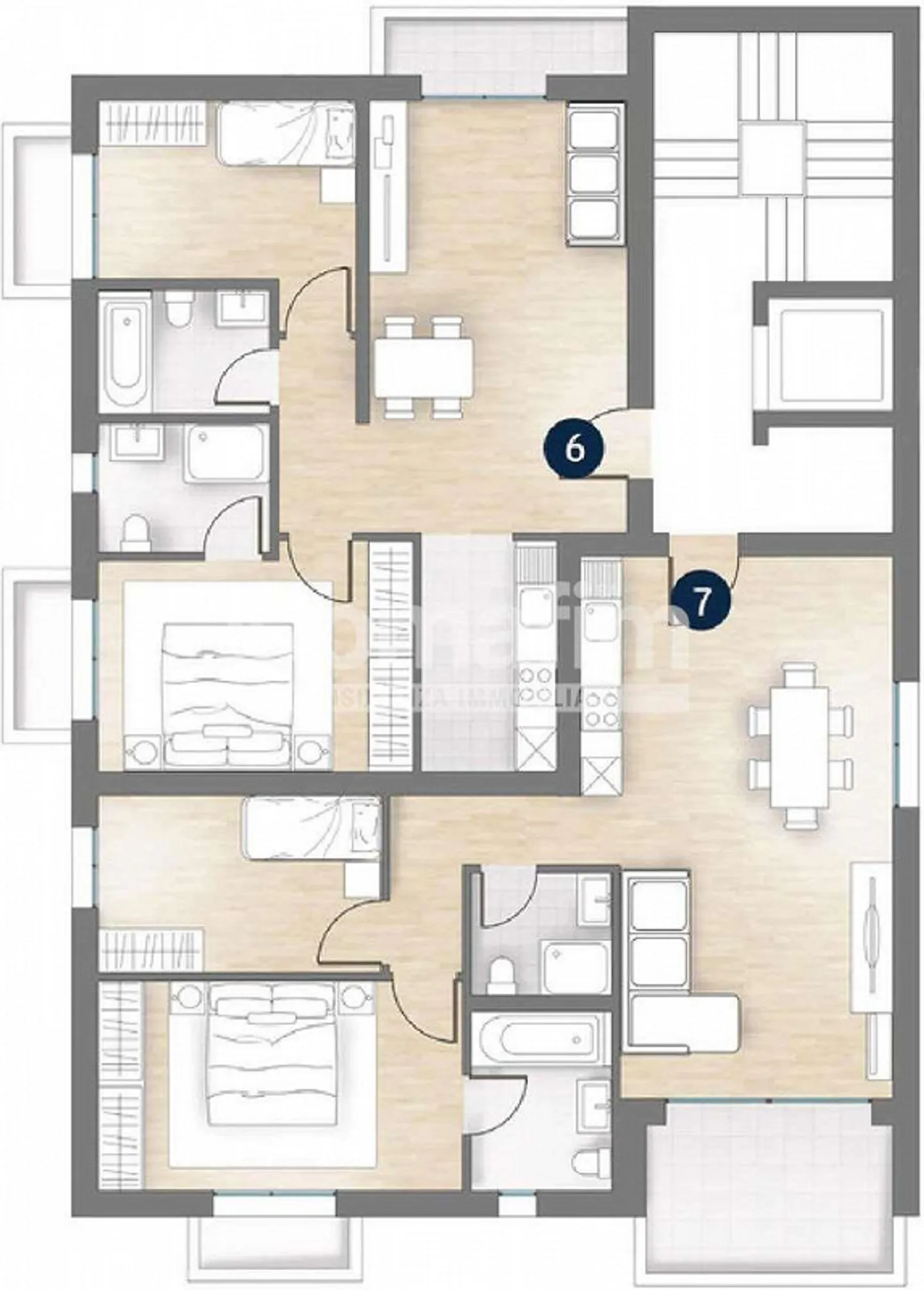 Residenza Esclusiva a Vacallo - App. 2.5 locali - Foto 7 di 9