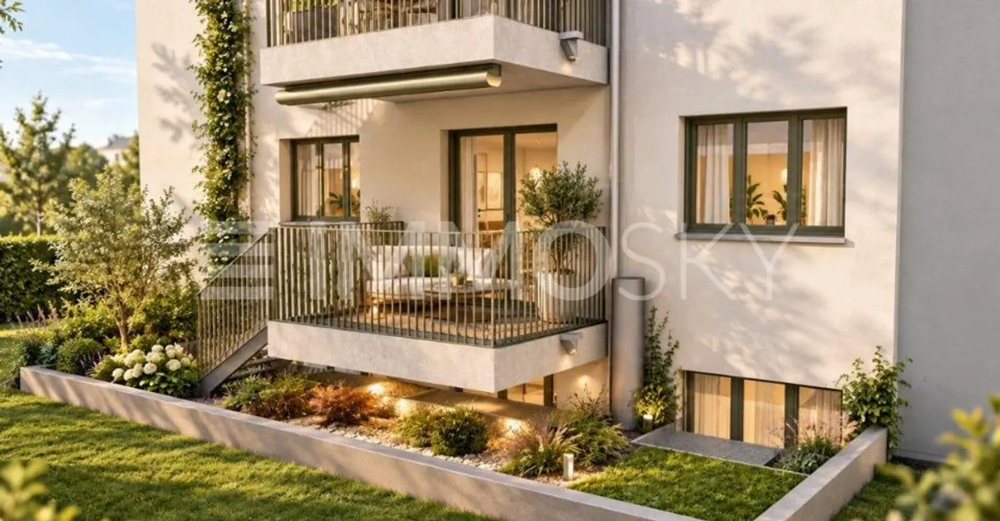 Modernes Apartment mit Garten - Foto 1 von 4