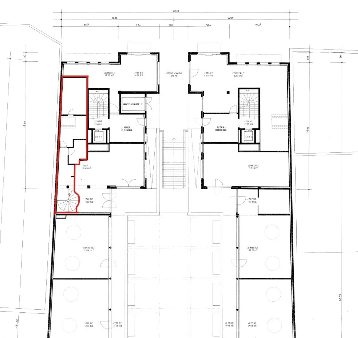 Commercial space fitted out as a restaurant - city center - Photo 3 of 3