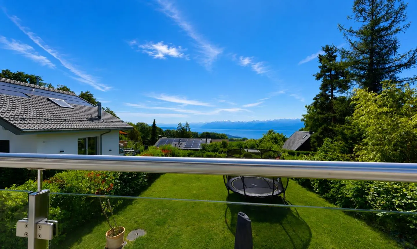 Haus mit Blick auf den See und die Berge? 4,5 Zimmer, Garten und Südausrichtung - Foto 1 von 13