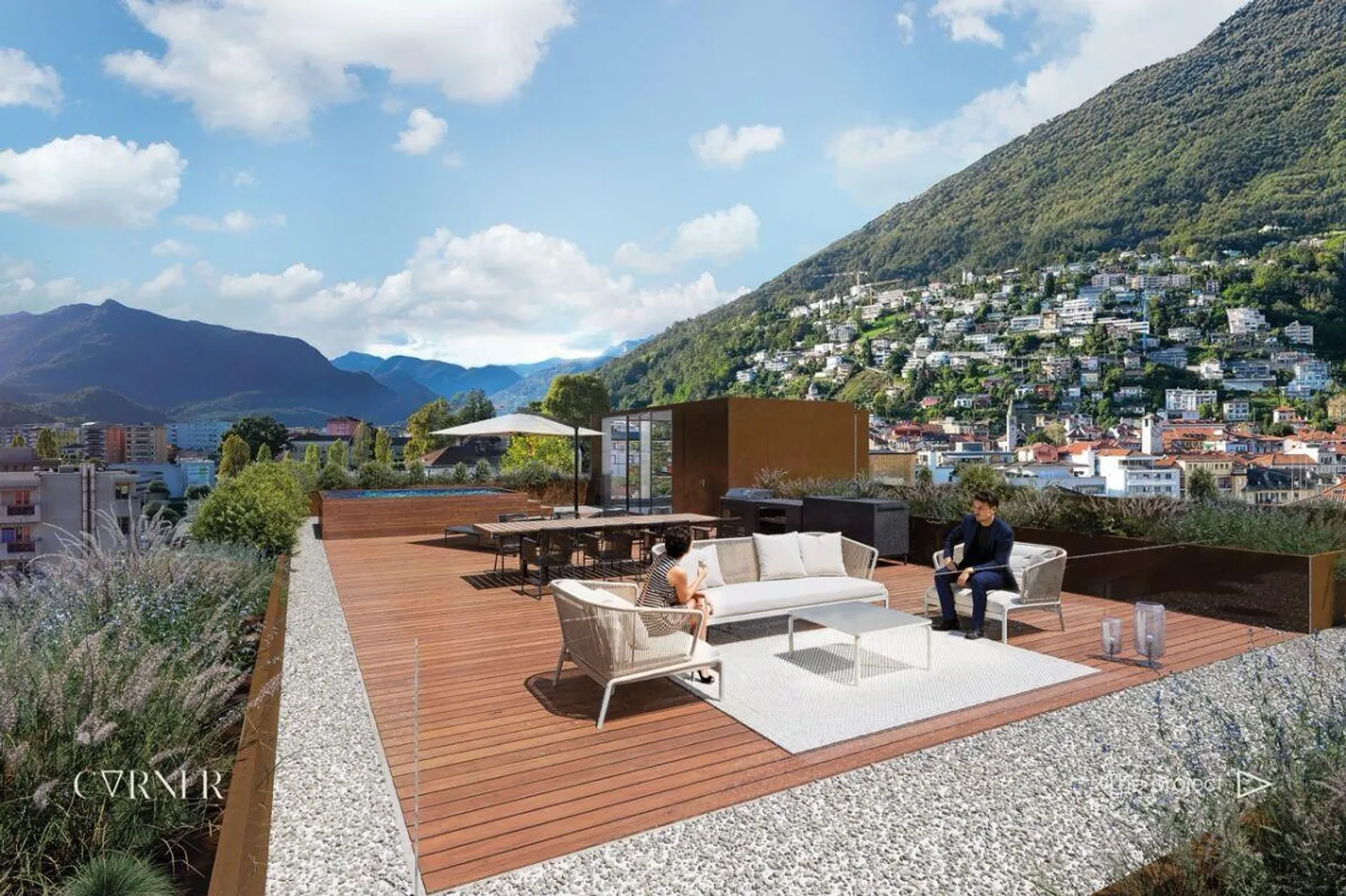Appartement en Attique 5.5 avec Grande Terrasse – Nouvelle Résidence Corner - Photo 5 sur 7