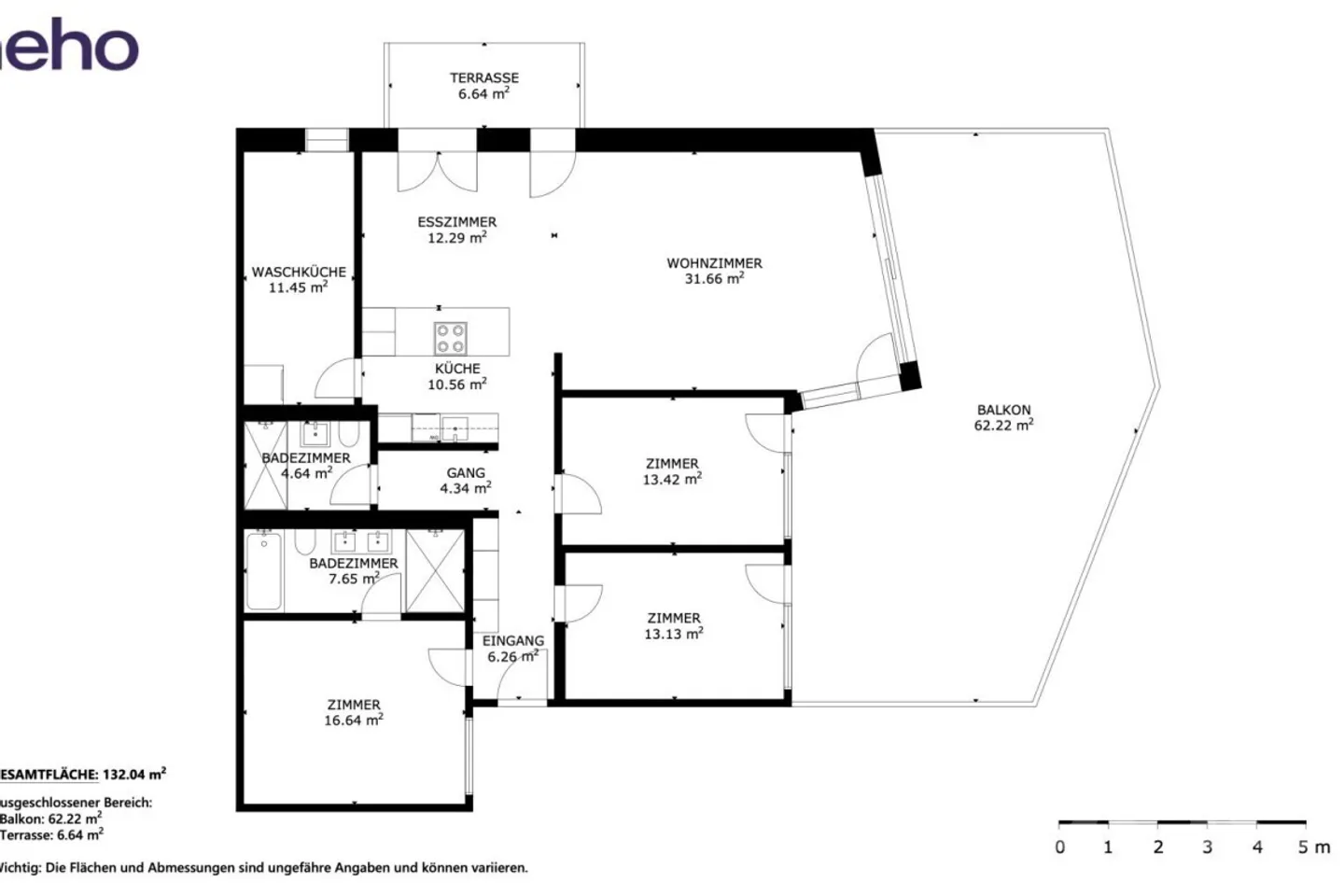 Moderne Terrassenwohnung mit beeindruckender Weitsicht - Photo 11 of 12