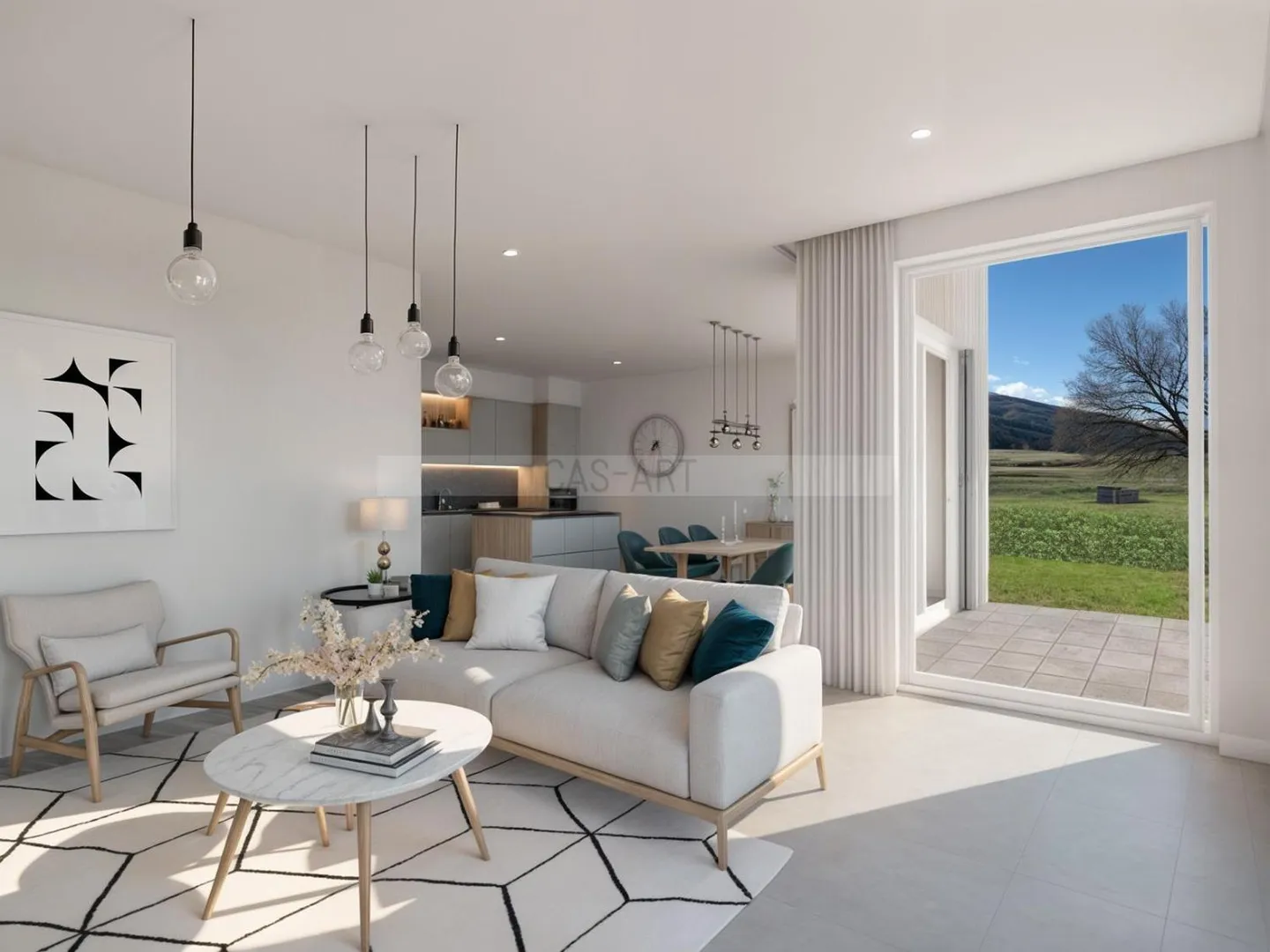 3,5-Zimmer-Wohnung - Foto 3 von 6