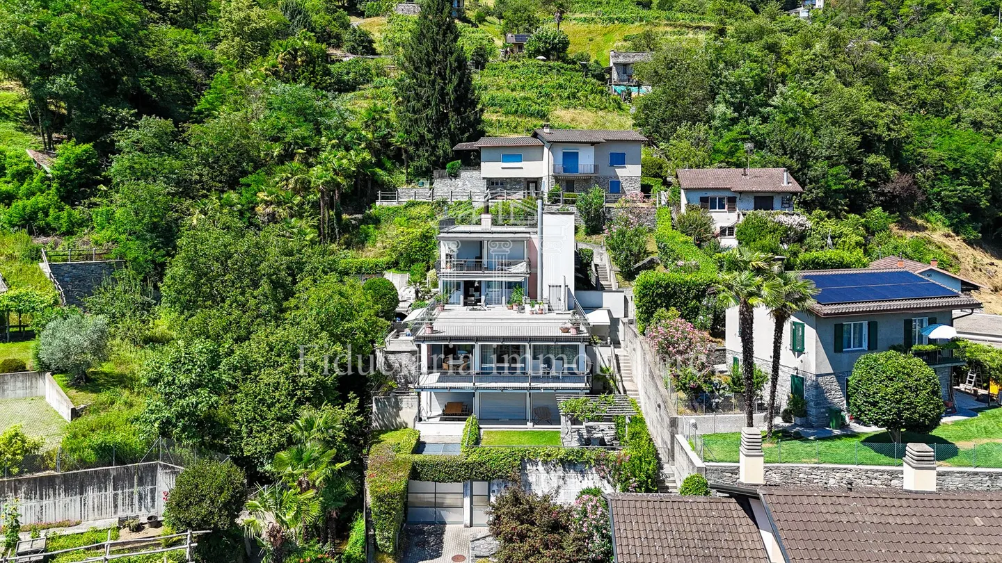 MINUSIO - Terrassenwohnung mit Panoramablick in Residenz mit nur 4 Einheiten - Foto 2 di 11